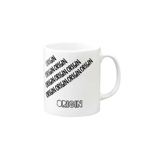 origin text  Mug