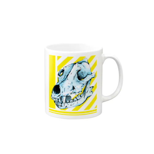 Wolf head 1　狼 Mug