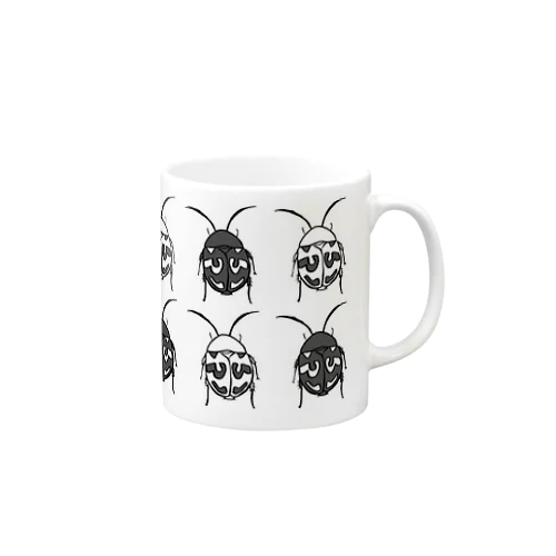 クエスチョンマークドミノローチマグカップ Mug