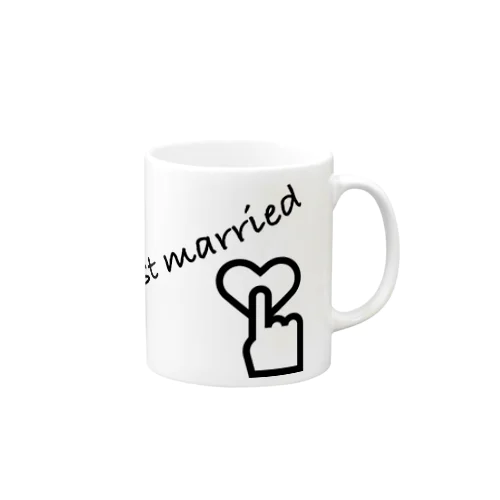 just married マグカップ