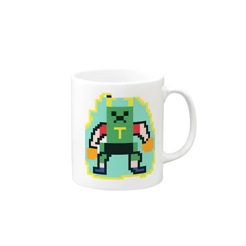 ドットTマン Mug