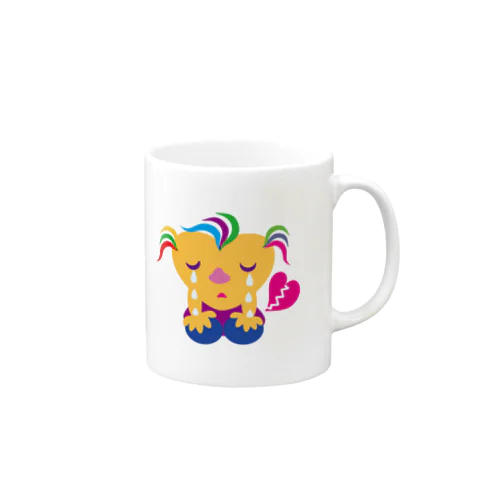 涙の止まらないビザコちゃん Mug