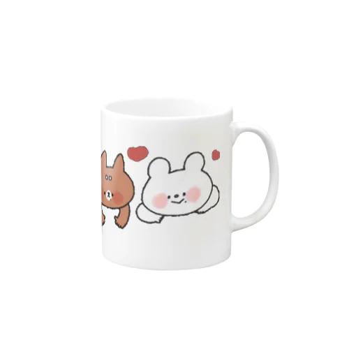 うさぎとくまちゃん Mug