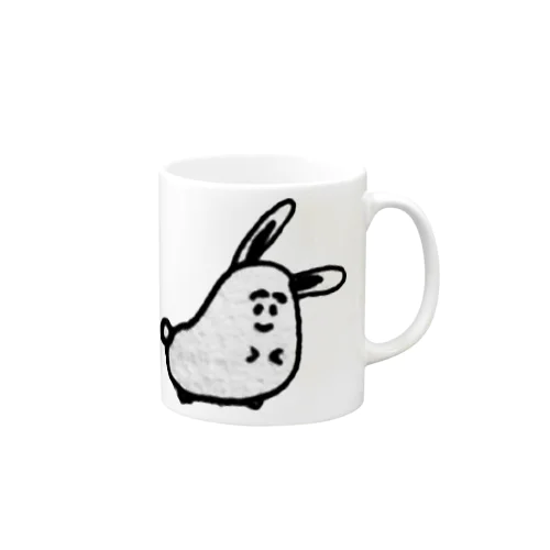 ひかえめなうさぎ Mug