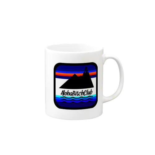 AlohaBitchClub ロゴTシャツ Mug