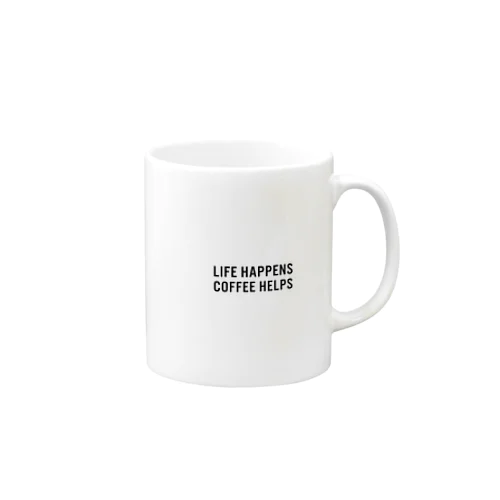 Life happens coffee helps Mug