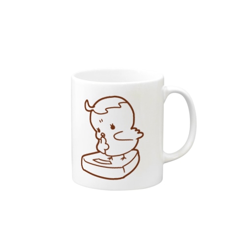 シンプルひよこのひよぴよちゃん Mug