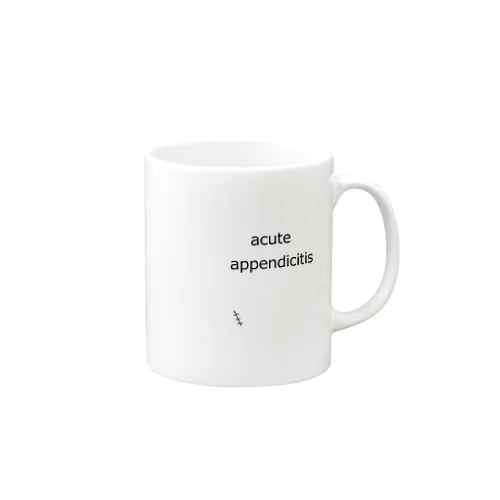 acute appendicitis mens Mug