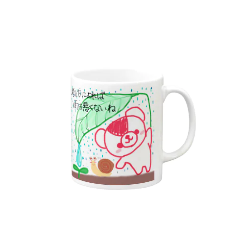 雨にも負けないおせんちゃん Mug