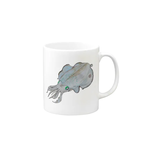 Aori-ika 【fishing style】 Mug