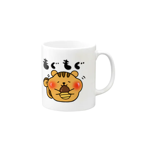 もぐもぐ  りすさん Mug