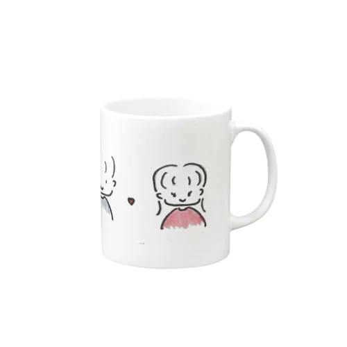 男の子と女の子 Mug