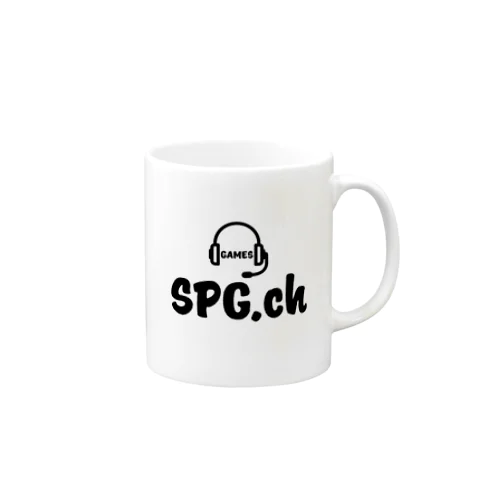 [公式]SPG.ch 黒文字 Mug