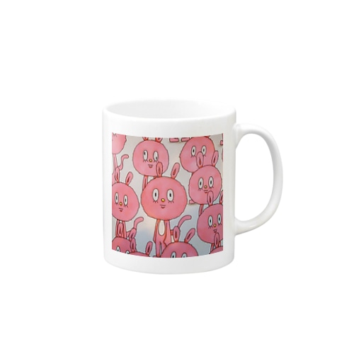 ピンウサ。 Mug