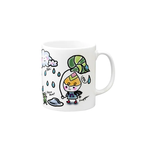 Tsubomiちゃん　雨も大好きシリーズ　W Mug