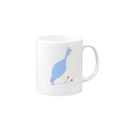 blue bird マグカップ