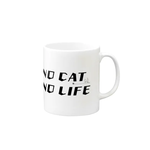 NO CAT NO LIFE 〜猫がいないと生きていけない〜 マグカップ