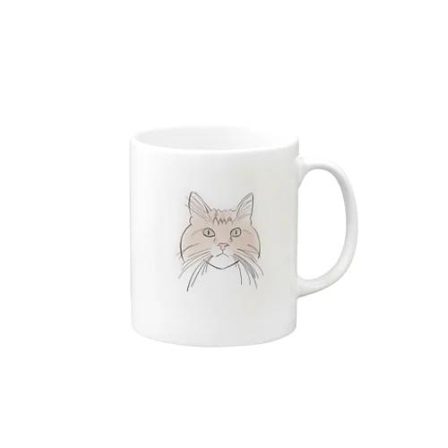 ねこのねこすけ Mug