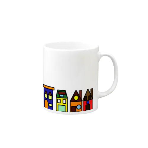 Colorful Buildings Mug