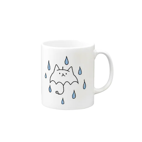 Umbrella cat マグカップ