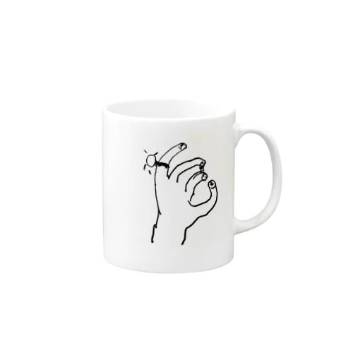 オッケーサイン（シンプル） Mug