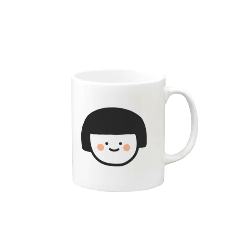 おかっぱ女の子 Mug