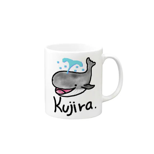 にっこりくじらマグカップ Mug