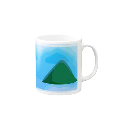 太白山のピラミッド マグカップ
