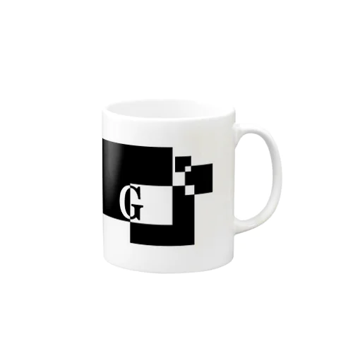 シンプルデザインアルファベットG Mug