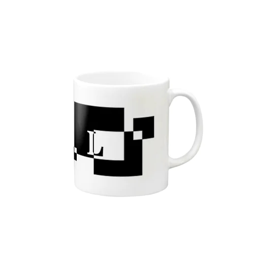 シンプルデザインアルファベットL Mug
