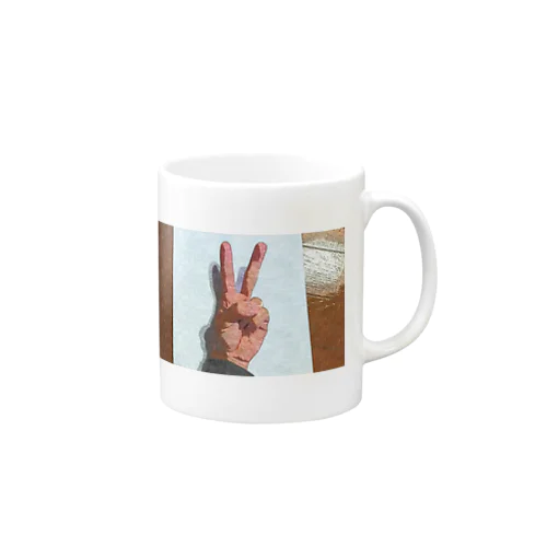 チョキ？ぴーす？✌️ Mug