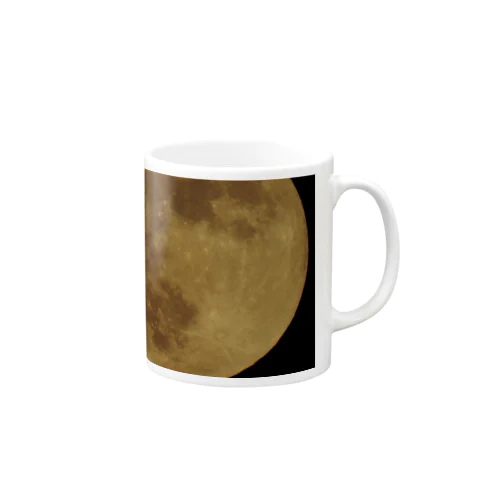 月の表面 Mug