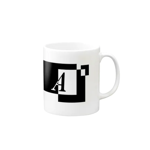 シンプルデザインアルファベットA Mug