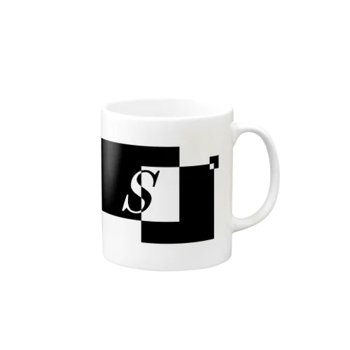 シンプルデザインアルファベットS Mug