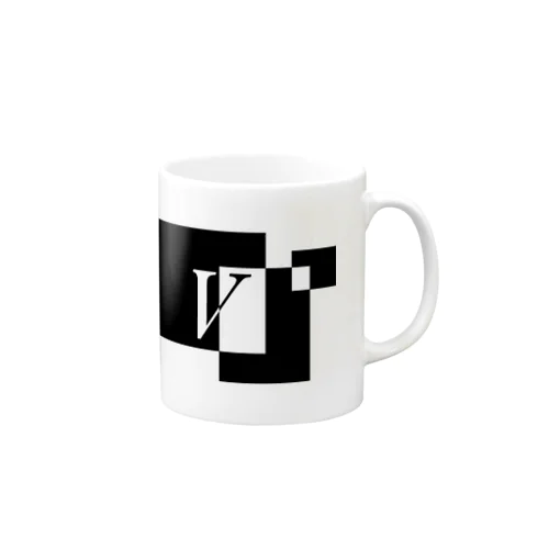 シンプルデザインアルファベットV Mug