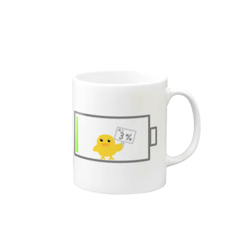 お知らせヒヨコ Mug