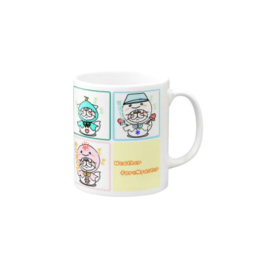 お天気ニャスターズぐっず① Mug