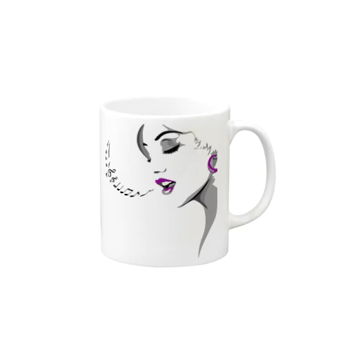 Singing woman Mug