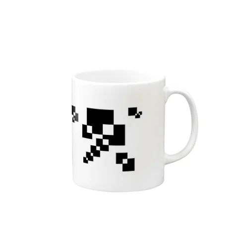 シンプルデザインペアハートの欠片 Mug