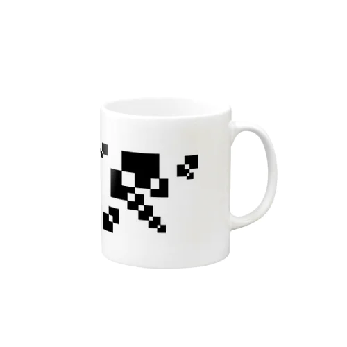 シンプルデザインペアハートの欠片 Mug