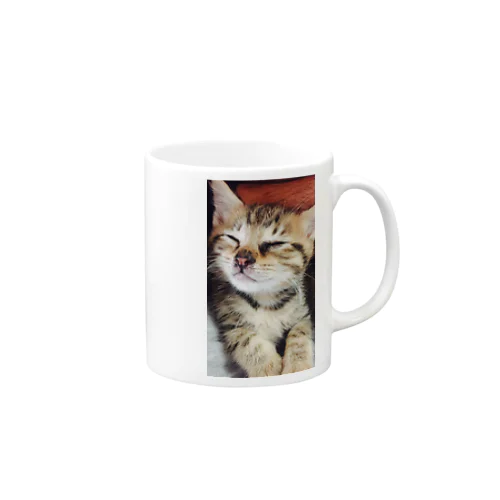 おねんね猫 Mug