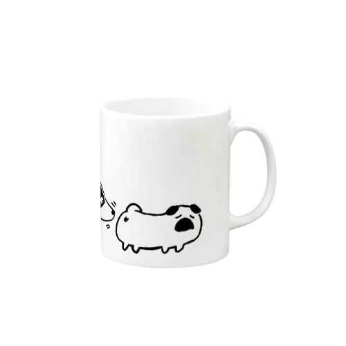 ぷーやんのおしりを追うルーカスくん Mug