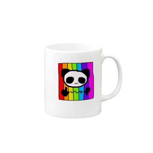 LGBT手話パンダ Mug
