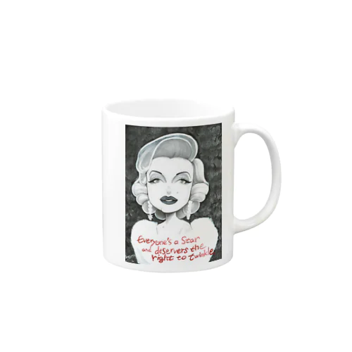 marilyn_monroe_messeage マグカップ