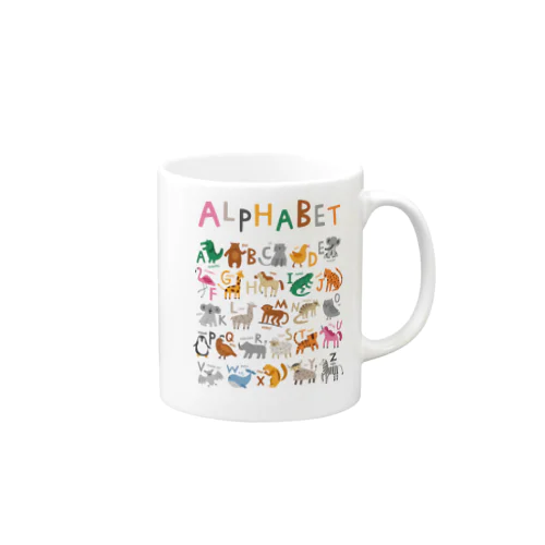 アパレル知育 「あるふぁべっと」 Mug