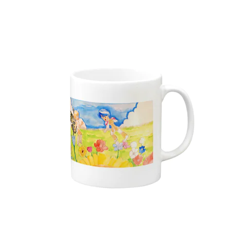 花畑の邂逅 Mug