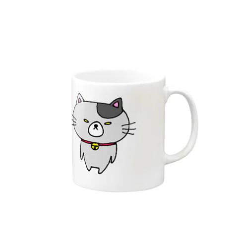 つり目にゃんこのにぼし Mug