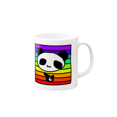 手話「好き」パンダ Mug