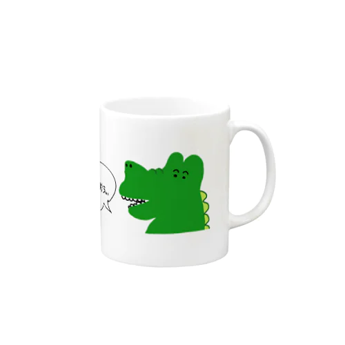 うろたえないで！ワニ澤さん！ Mug