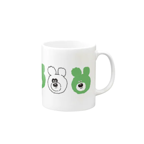 りのくまちゃん | リピート柄 Mug